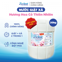 Nước Giặt Xả Zyclent SUPERIOR Hương Hoa Cỏ Thiên Nhiên - 20KG