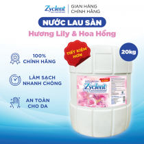 Nước Lau Sàn Zyclent EXTRA Hương LiLy & Hoa Hồng - 20KG